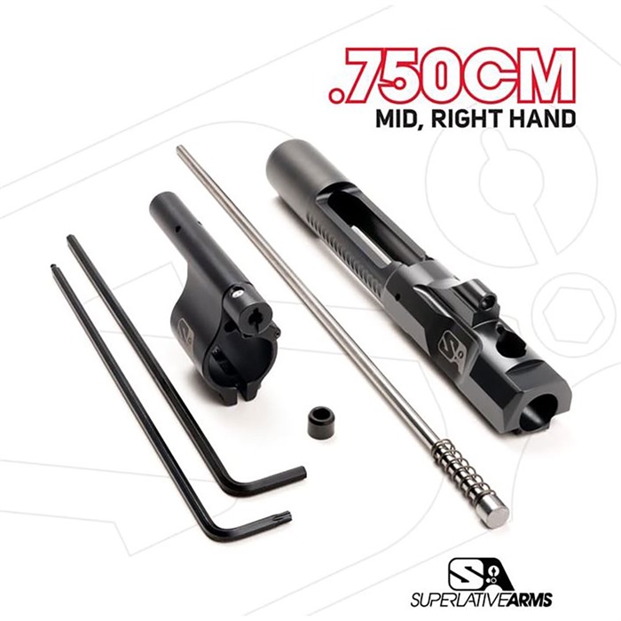 Superlative Arms Ar-15 Adjustable Piston System Clamp-On 0.750 Gas Block