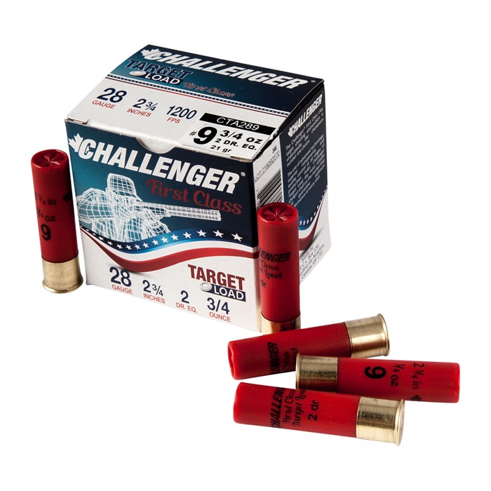 28 GAUGE 2-3/4'' 3/4 OZ #9 SHOT 250/CASE (CTA289)