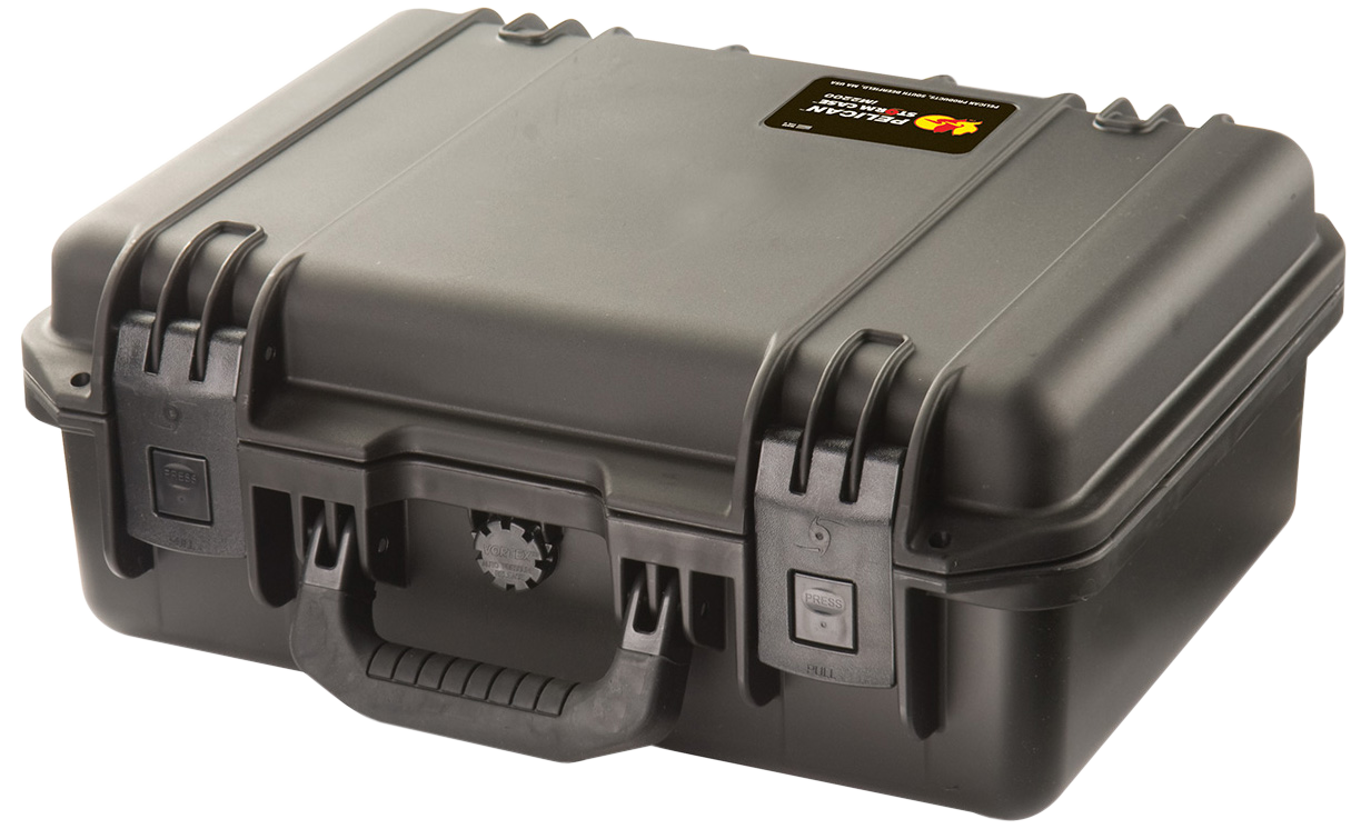 Pelican IM2200X0001 Storm Case Black HPX Resin Holds Handgun