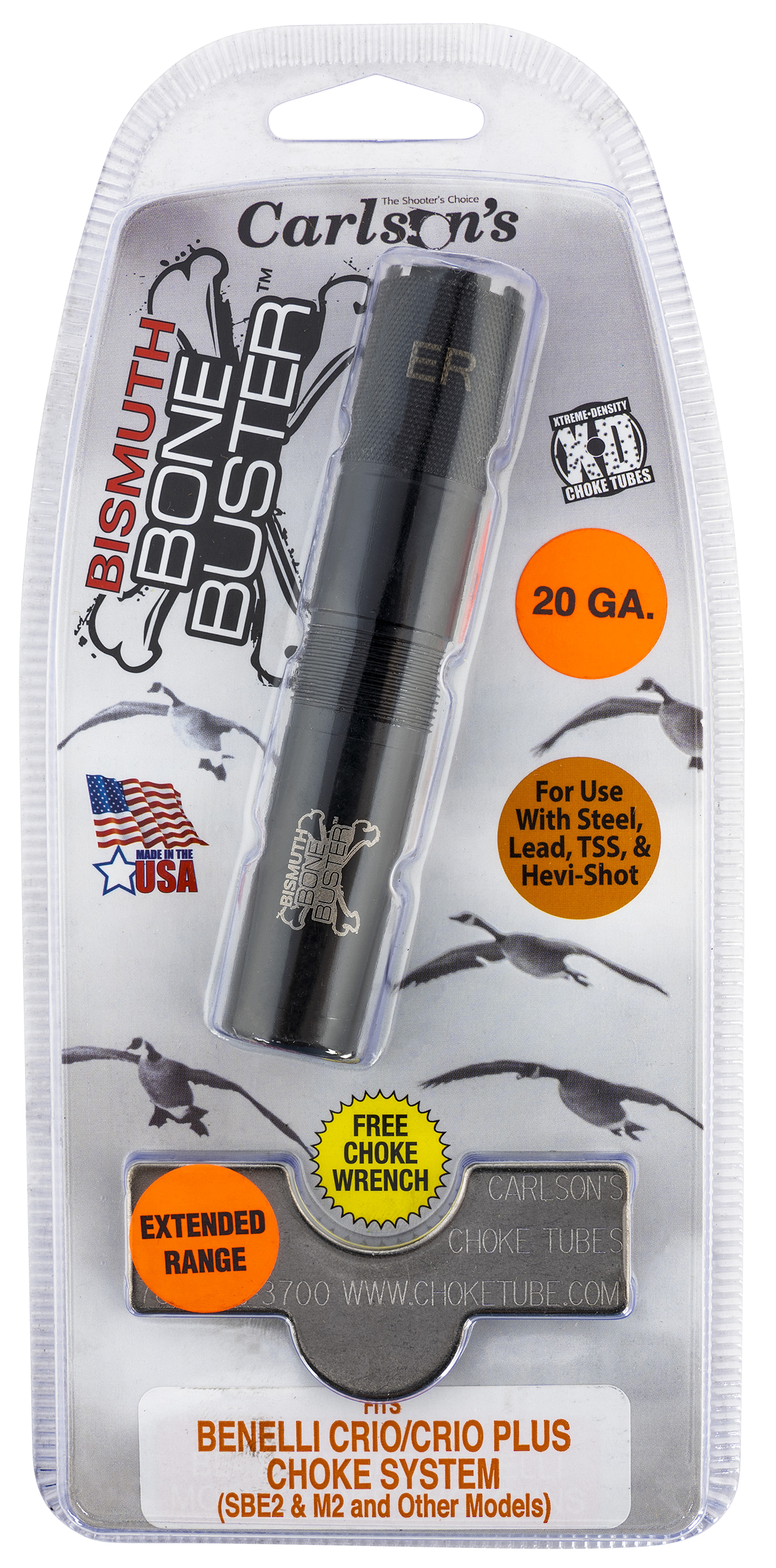 Carlson Choke Tube Benelli Crio Crio Plus 20 Gauge Range 040 Stainless 17 4
