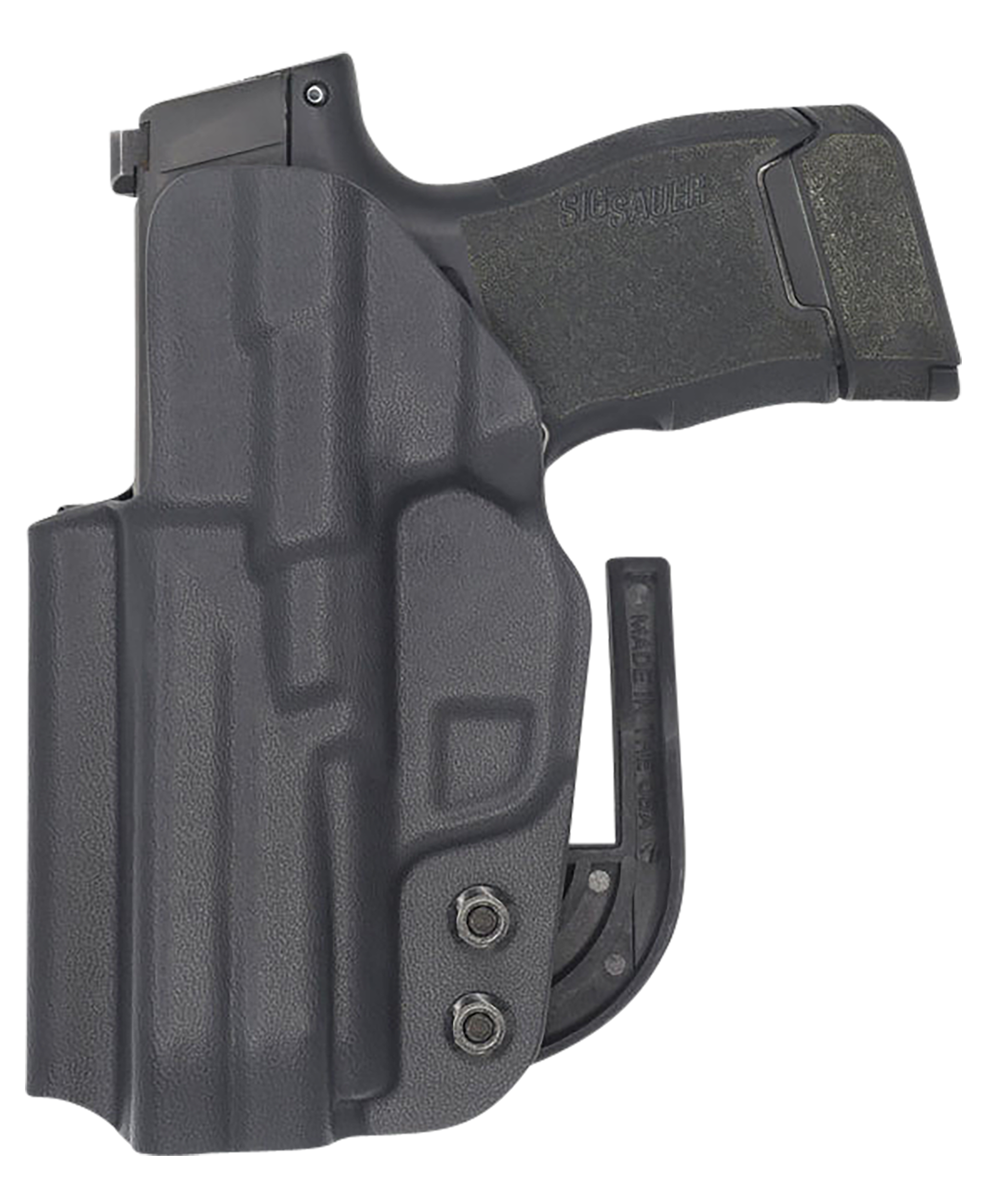 C&G Holsters 0258100 Covert  IWB Black Kydex Belt Clip Fits Sig P365
