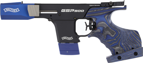 Walther GSP500 32 S&W 4.85 Inch 6 Rounds Wood Finish Left Hand