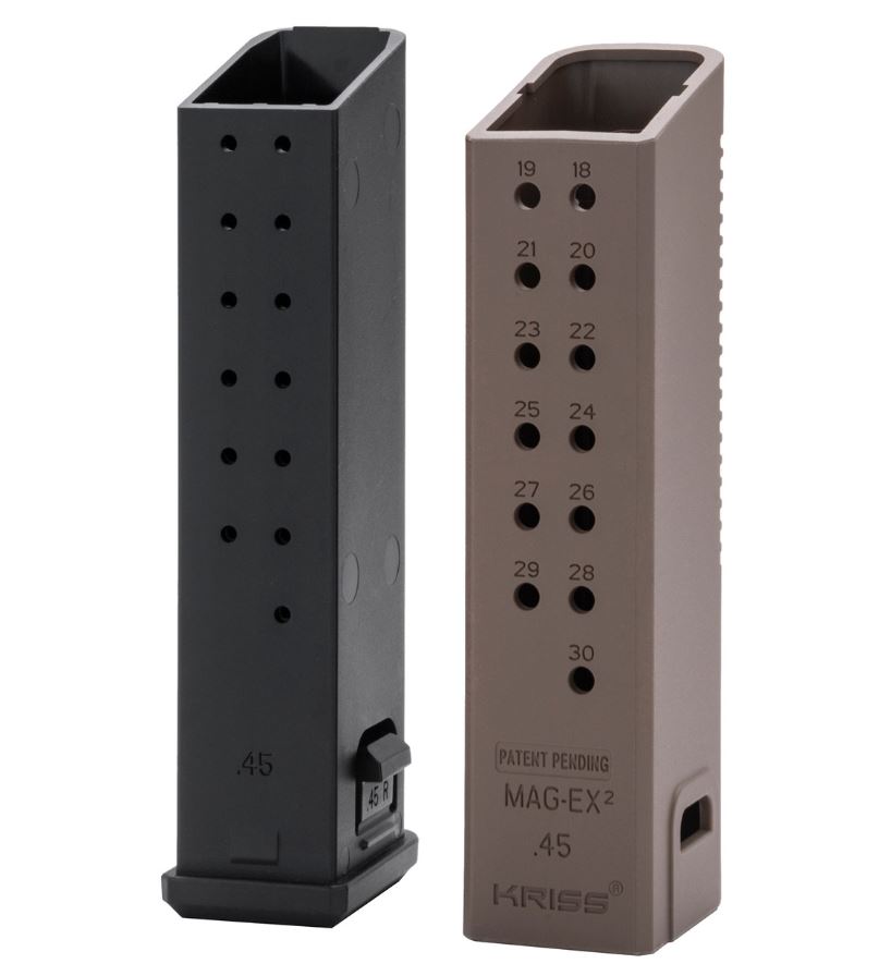 Kriss MagEx2 Extension Kit KVA-MX2K10FD00 for 10mm Glock Magazine Compatibility