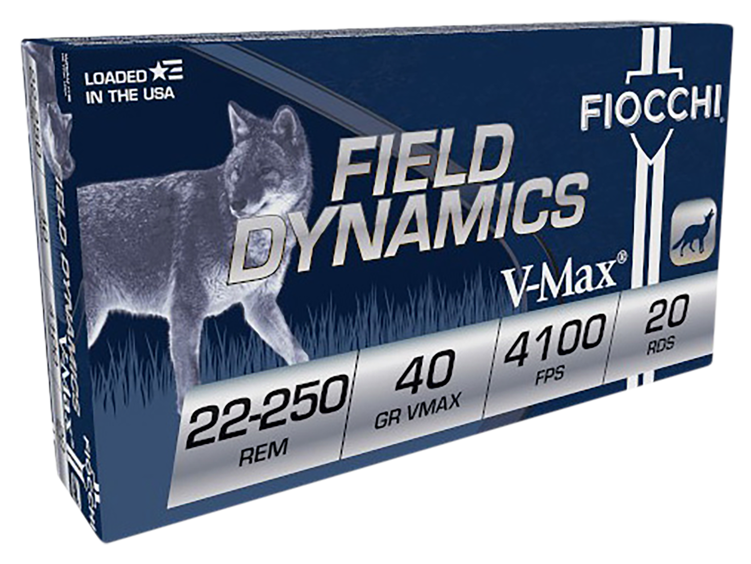 Fiocchi Fxt 22-250 Remington V Max 40 Grain 20 Rounds