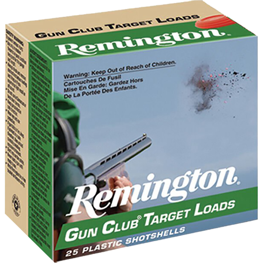 Remington Gun Club Target Loads 12 Gauge 8 Shot 1 1/8 Ounce 250 Rounds
