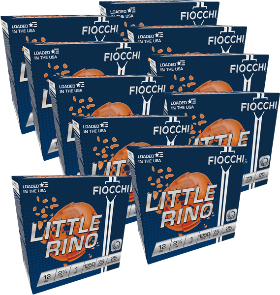 Fiocchi Little Rino 12 Gauge Lead Shot 1 Ounce 25 Rounds