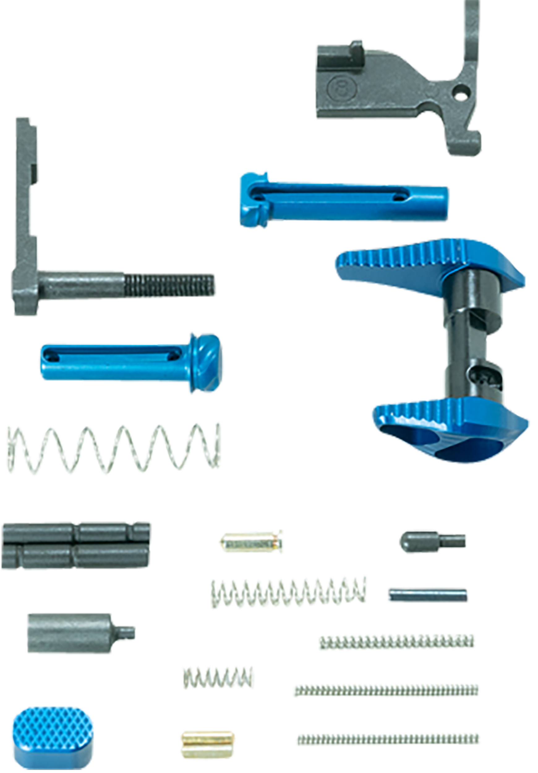 Timber Creek Outdoors Arlpkb Lower Parts Kit Blue Aluminum for AR-15