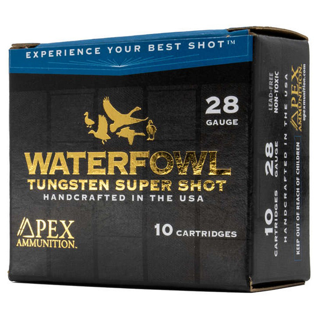 Apex TSS Z-Series Waterfowl Shotgun Ammo 28 ga. 2-3/4 in. 3/4oz #9 shot 10 rd