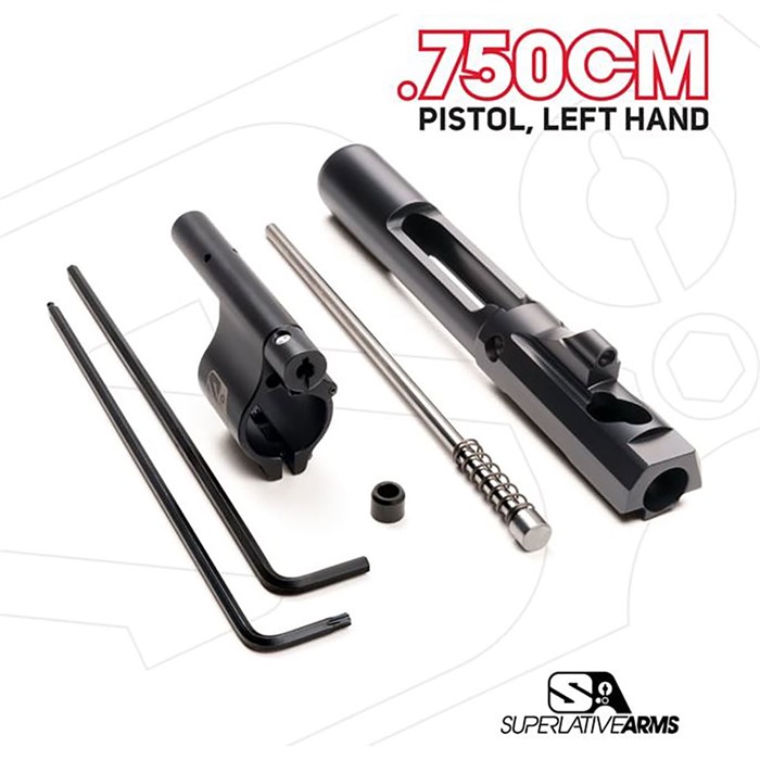 Superlative Arms AR-15 Piston System Pistol Gas Clamp On 0.750