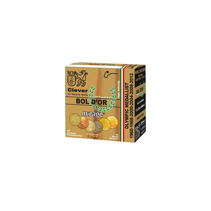 Clever Ammo Mirage Bol D'OR 12 Gauge #8 Shot 1 Ounce 250 Rounds