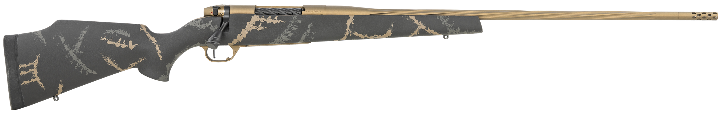 Weatherby Mark V Weathermark LTD 300 Weatherby Magnum 26" 3+1 Burnt Bronze Cerakote