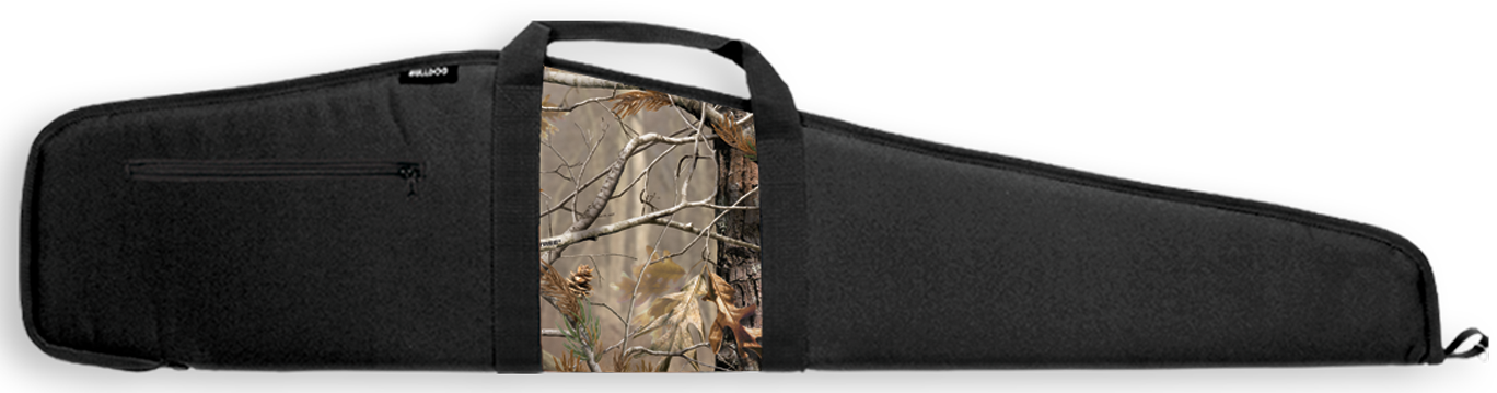 Bulldog BD21044 Camo Panel Rifle Case 44" Scoped Rifle Black Nylon Case with Integrated Realtree AP Panel