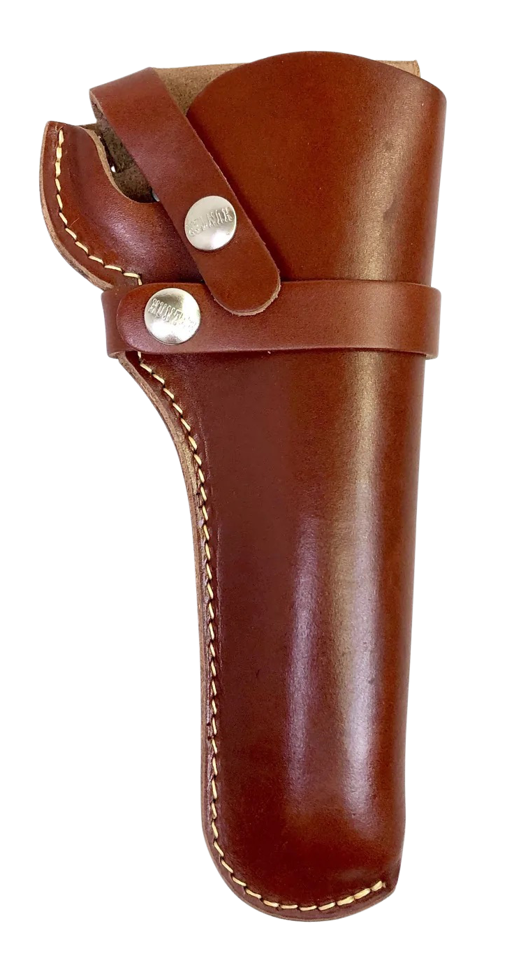 Hunter Company 1100-16 Belt  OWB Size 16 Chestnut Tan Leather Belt Loop Fits SA Revolver Fits 4.75-5.50" Barrel Right Hand Compatible w/ Hunter Buscadero/Straight Cartridge Belts