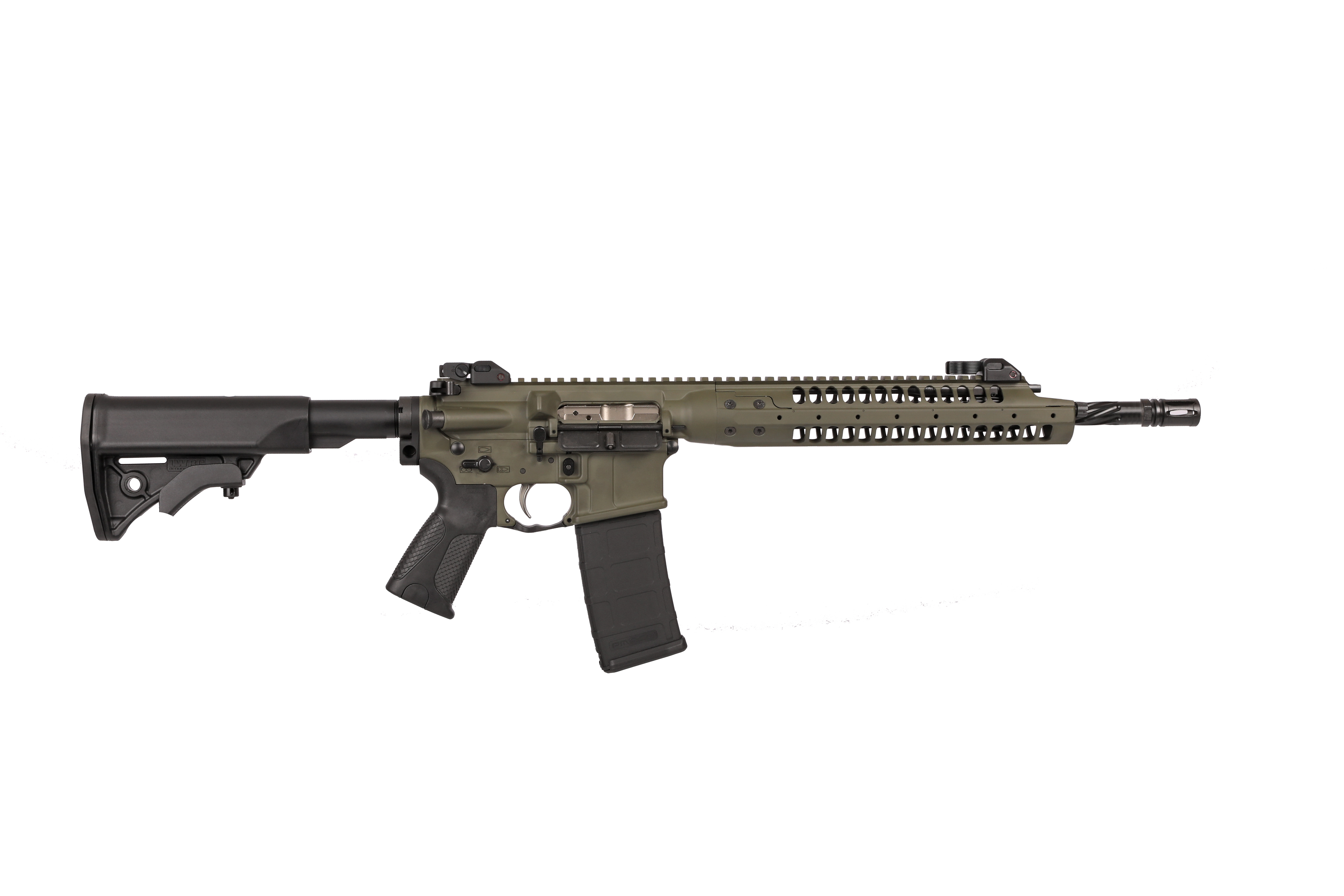 LWRC Six8 A5 6.8 SPC 14 Inch 30 Rounds OD Green