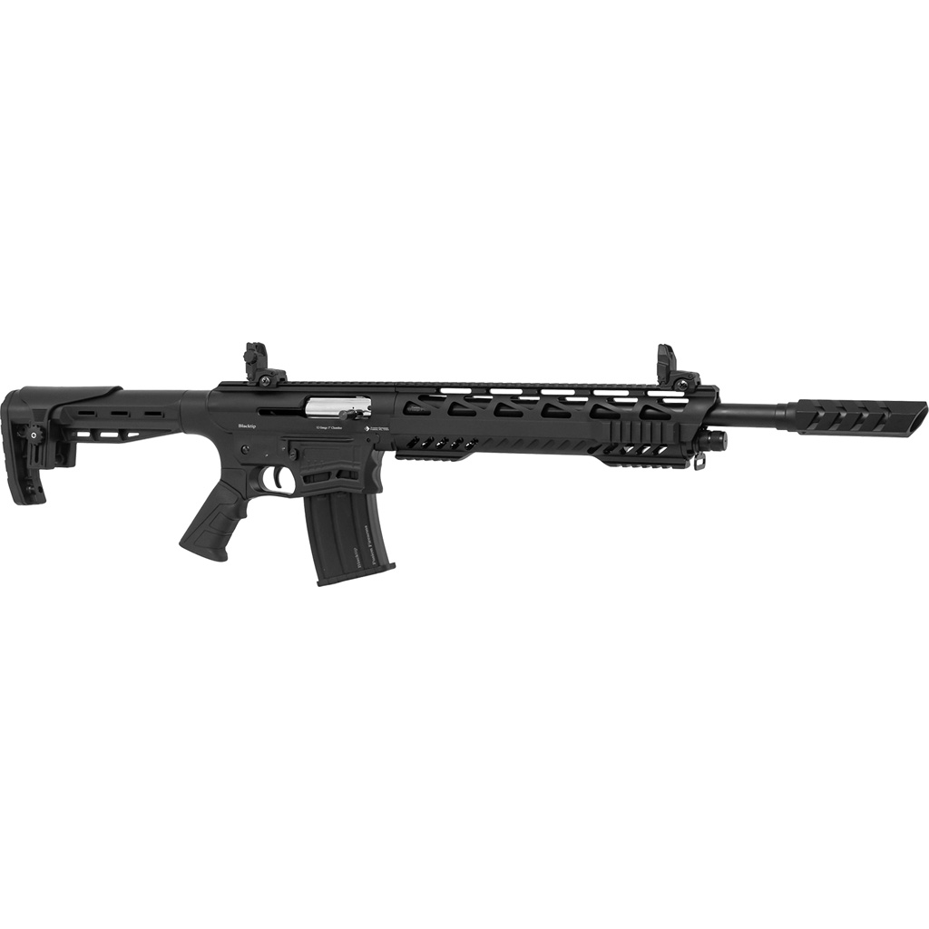 Fusion Firearms Liberty Blacktip 12GA, 20in. Barrel, 5rd, Adj. Stock - Black (LS-BT-12-20)