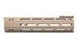 Aero Precision AR15 9IN Quantum M-LOK Handguard FDE with Barrel Nut