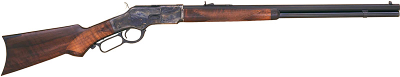 Cimarron Firearms 1873 Deluxe 357 Magnum and 38 Special 24 inch 12 Rounds Stainless Walnut