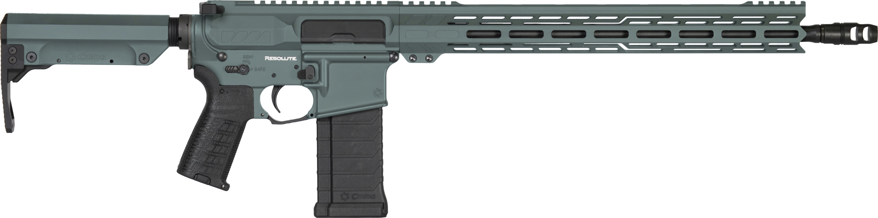 CMMG Resolute Mk4 Rifle 5.7x28mm 16.1" Barrel 32rd Charcoal Green