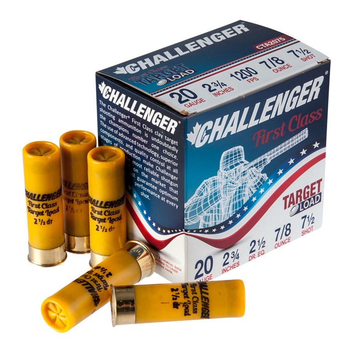 20 GAUGE 2-3/4'' 7/8 OZ #7.5 SHOT 250/CASE (CTA2075)