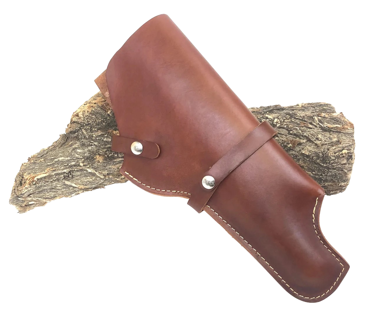 Hunter Company 065-875   OWB Tan Leather Belt Loop Fits Thompson Center Contender Fits 10" Barrel Right Hand