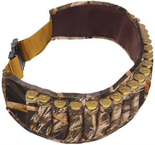 Allen 2525 Waterfowl Shotgun Shell Belt Realtree Max-4 Neoprene 25rd Shotgun Waist Mount Adjustable Belt