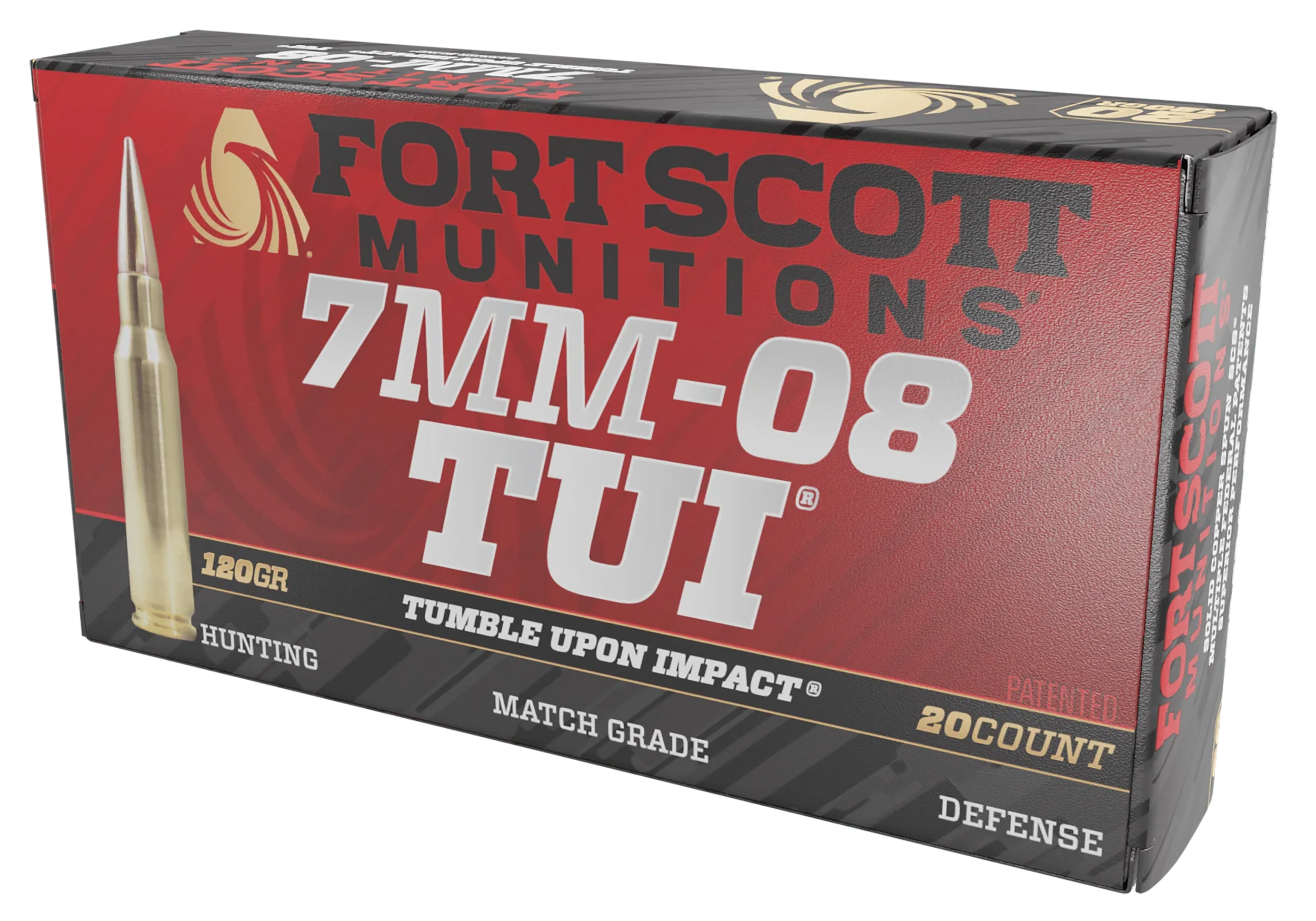Fort Scott Munitions Rifle Ammo 7mm-08 120 gr. TUI  20 rd.