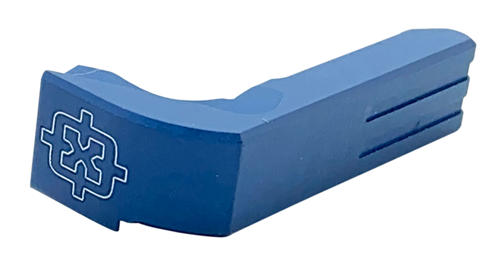 Cross Armory Crgmcbl Mag Catch Extended for Glock Gen1-3 P80 Blue Anodized