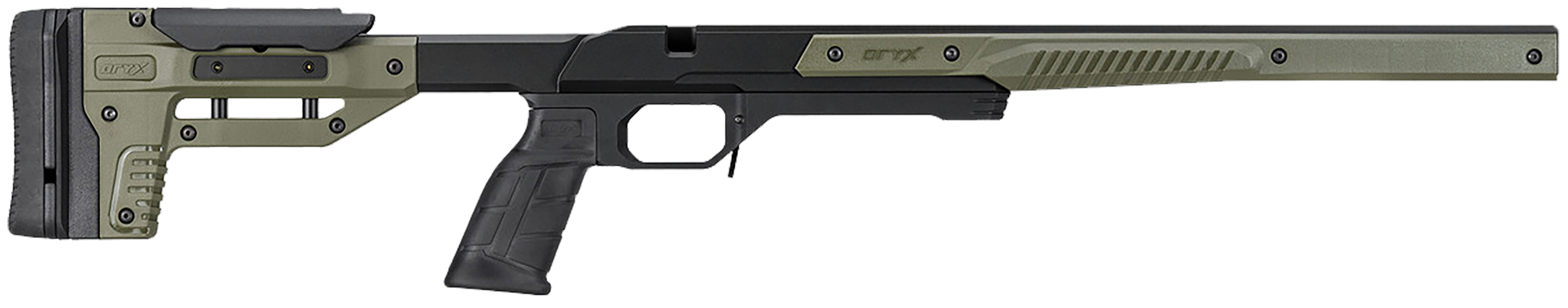 Mdt Oryx Sportsman Od Green Aluminum Stock Cz 457 Sa 13 to 13.5 in Lop