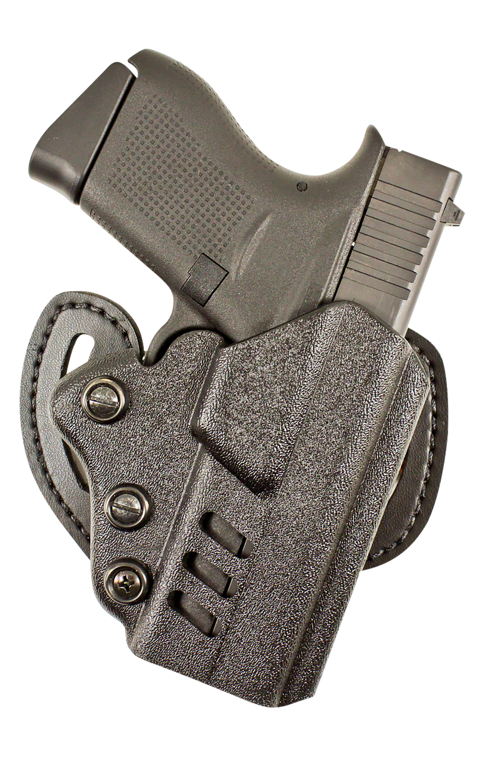 DeSantis Gunhide 042KAB2Z0 Facilitator  OWB Black Kydex Belt Slide Fits Glock 17/17 Gen5/22/31/47 Right Hand