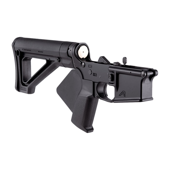 Aero Precision Featureless AR-15 Multi Caliber Complete Lower Receiver Anodized Magpul Fixed Carbine Stock