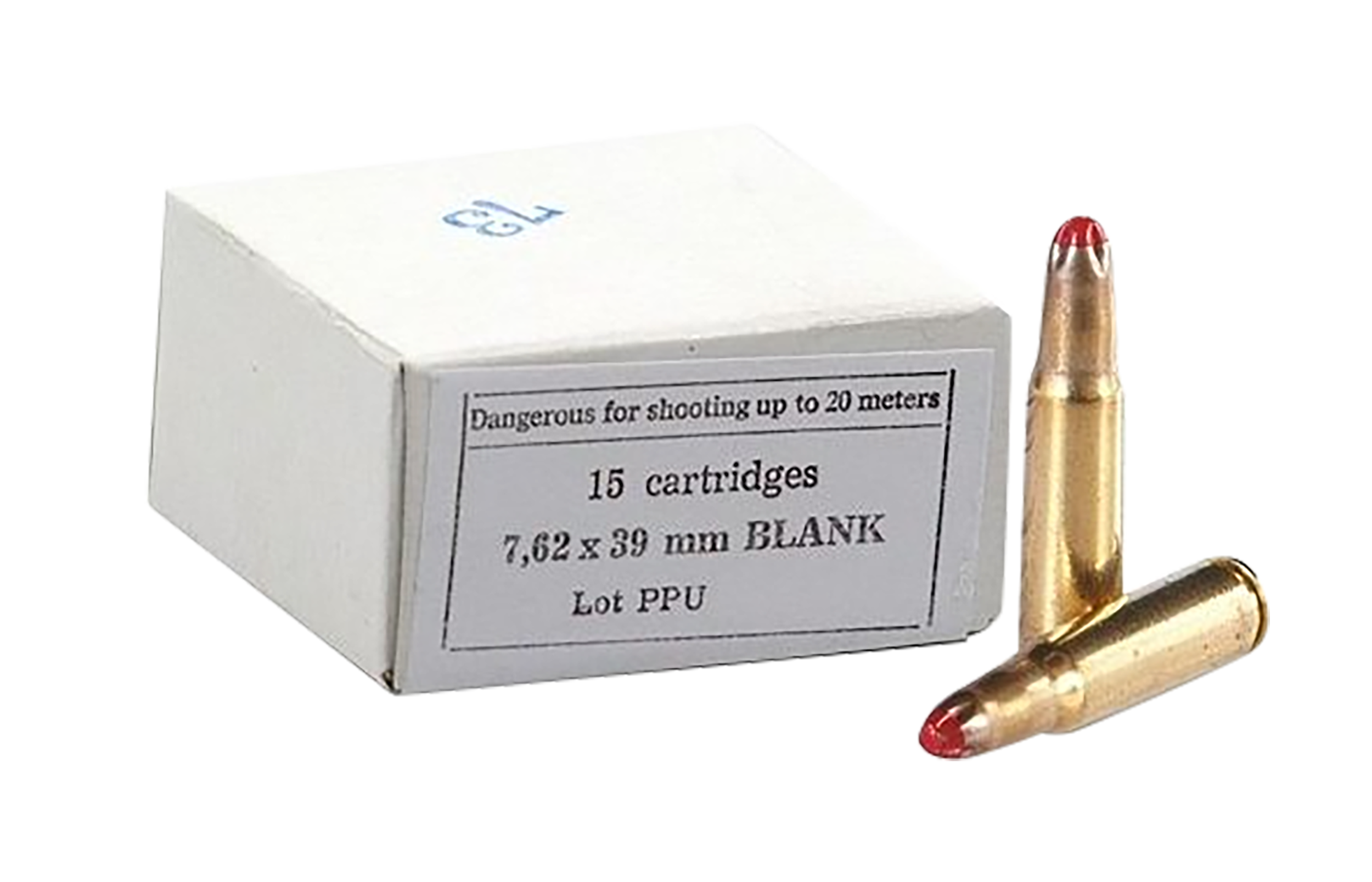 Prvi Partisan PPU PPB739 7.62x39mm Blank 15 Rounds