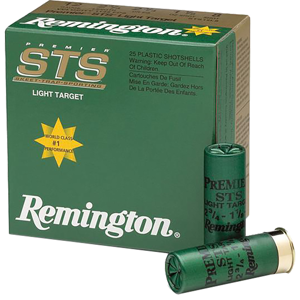 Remington Premier STS 12 Gauge 8.5 Shot 1 1/8 Ounce 250 Rounds