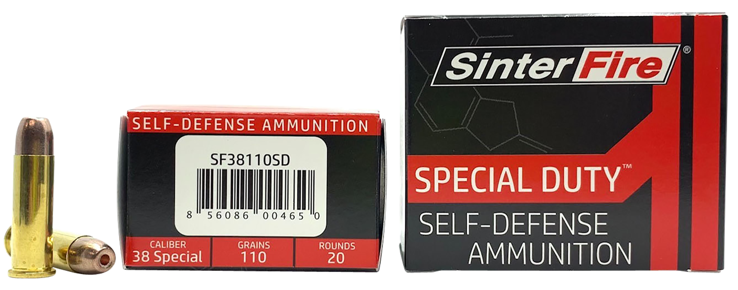 Sinterfire Special Duty Pistol Ammo 38 Spcl. 110 gr. HP 20 rd.