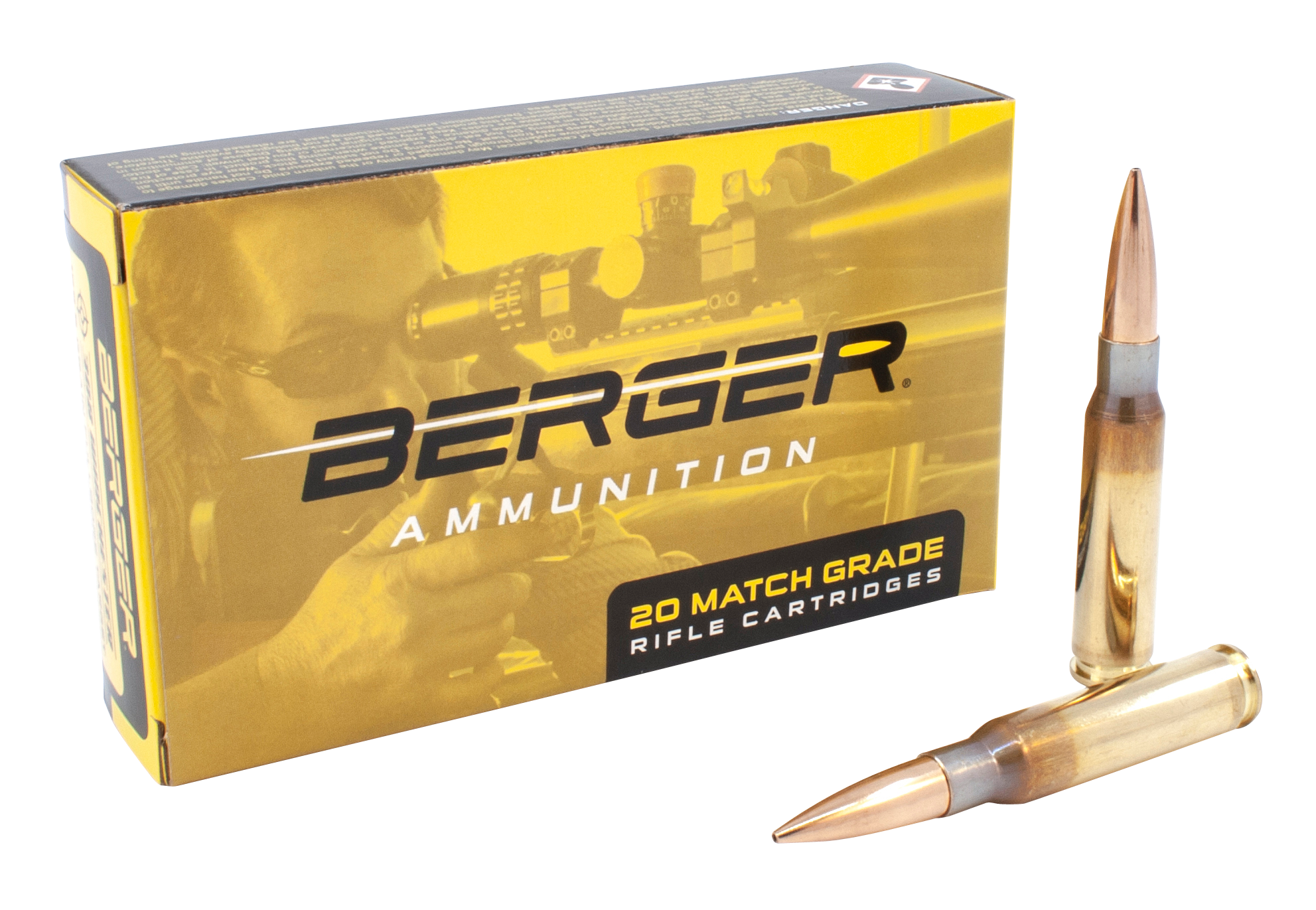Bergara Berger Bullets 308 Winchester Fullbore Target 155.5 Grain 20 Rounds