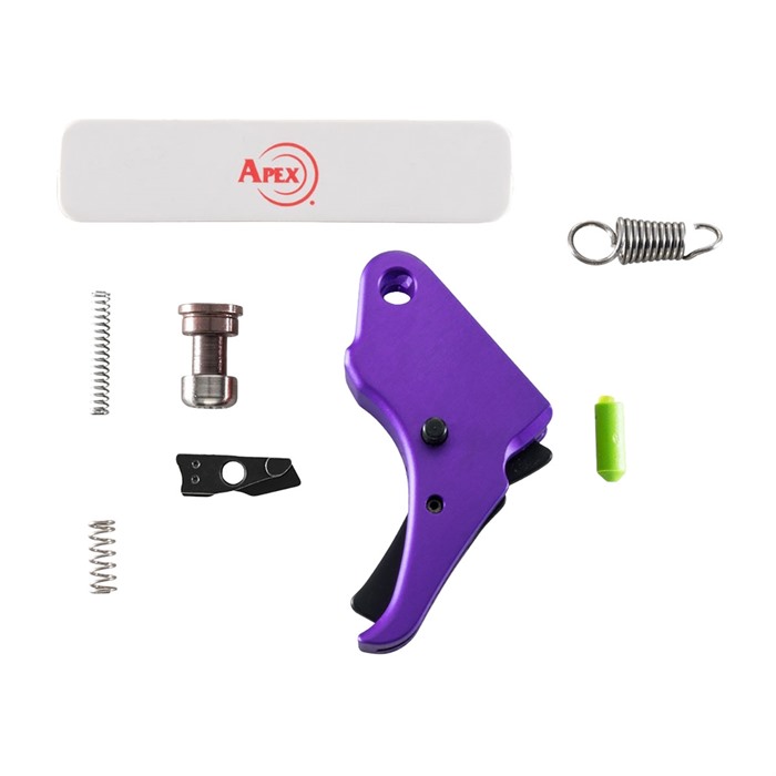 Apex Tactical S&W Shield Action Enhancement Trigger Duty Carry Kit Purple