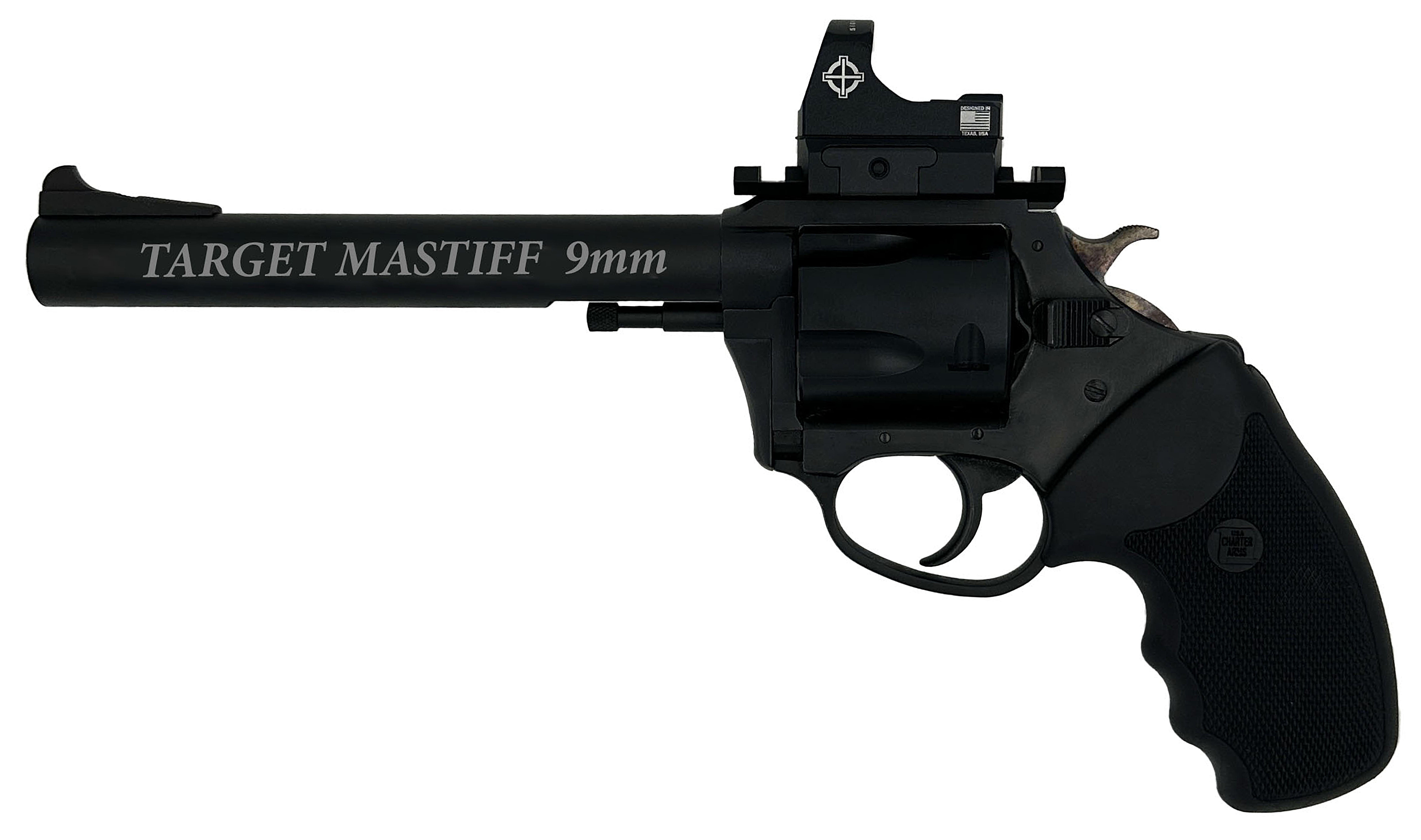 Charter Arms Target Mastiff 44 Special 6 Inch 5 Shot Nitride Finish Optic