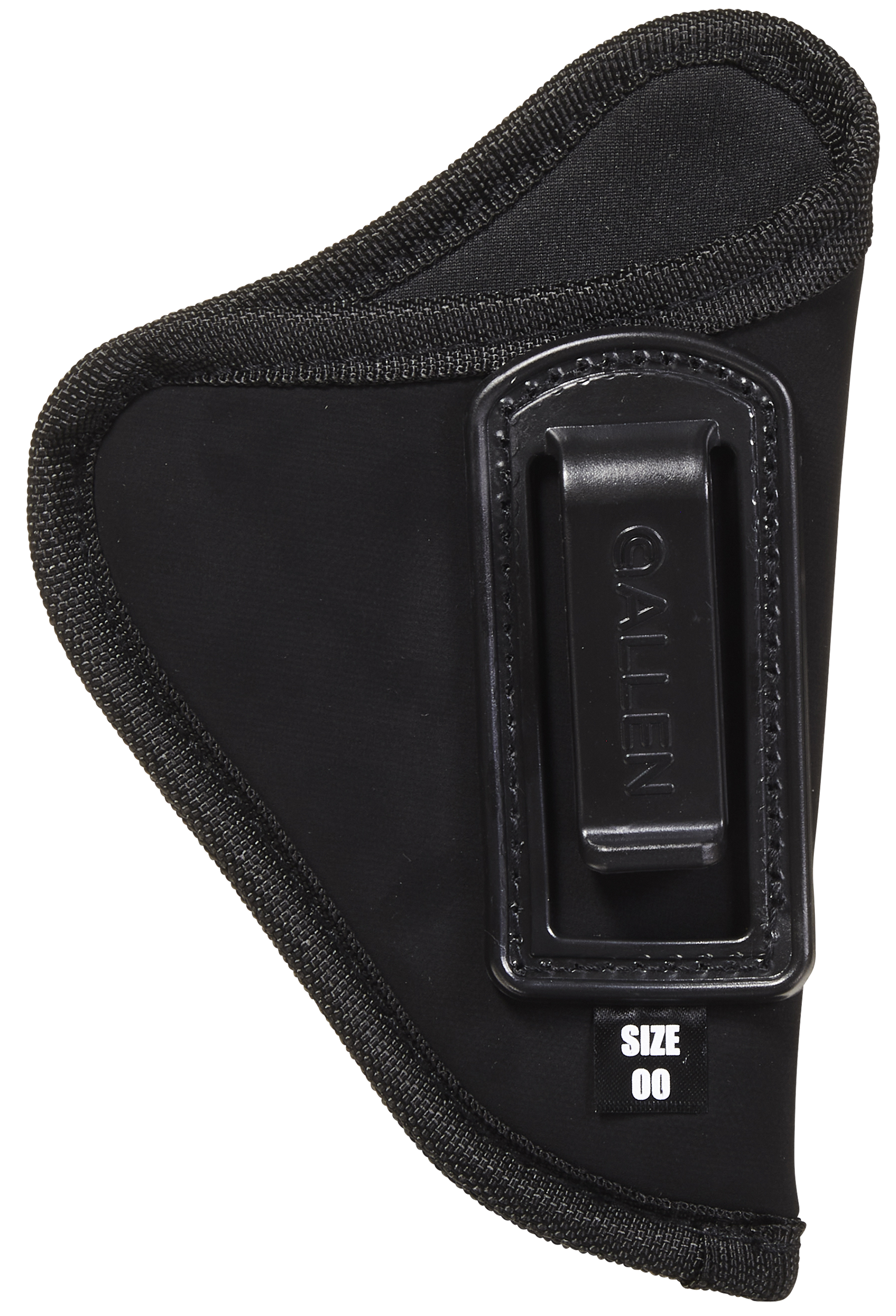 Allen 44600 Inside-The-Pant Conceal Carry Holster Size 00 IWB Black Ultrasuede Fabric, Fits Small/Medium DA Revolvers, Belt Mount Clip, Right Hand