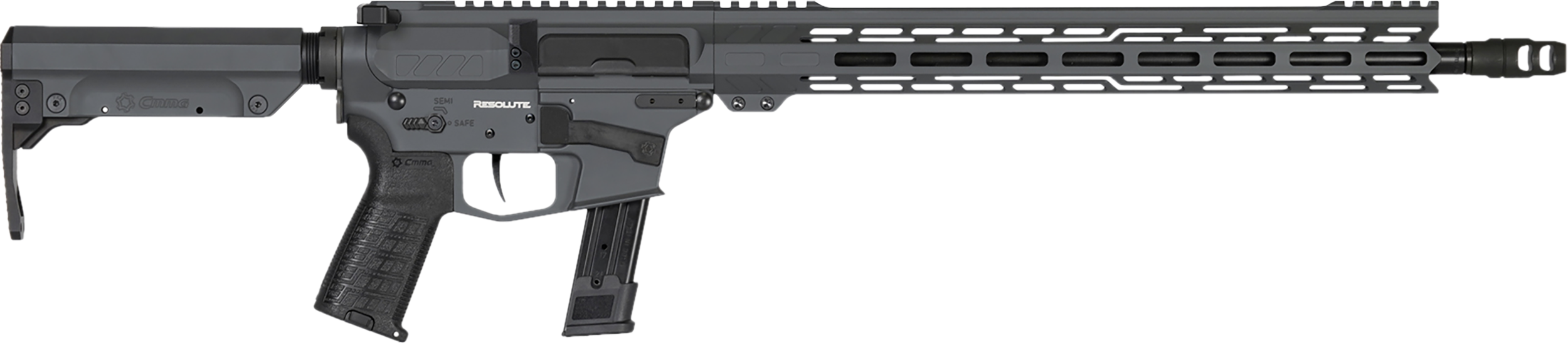 CMMG Resolute MK17 9mm 16.1" 21-Round Sniper Grey