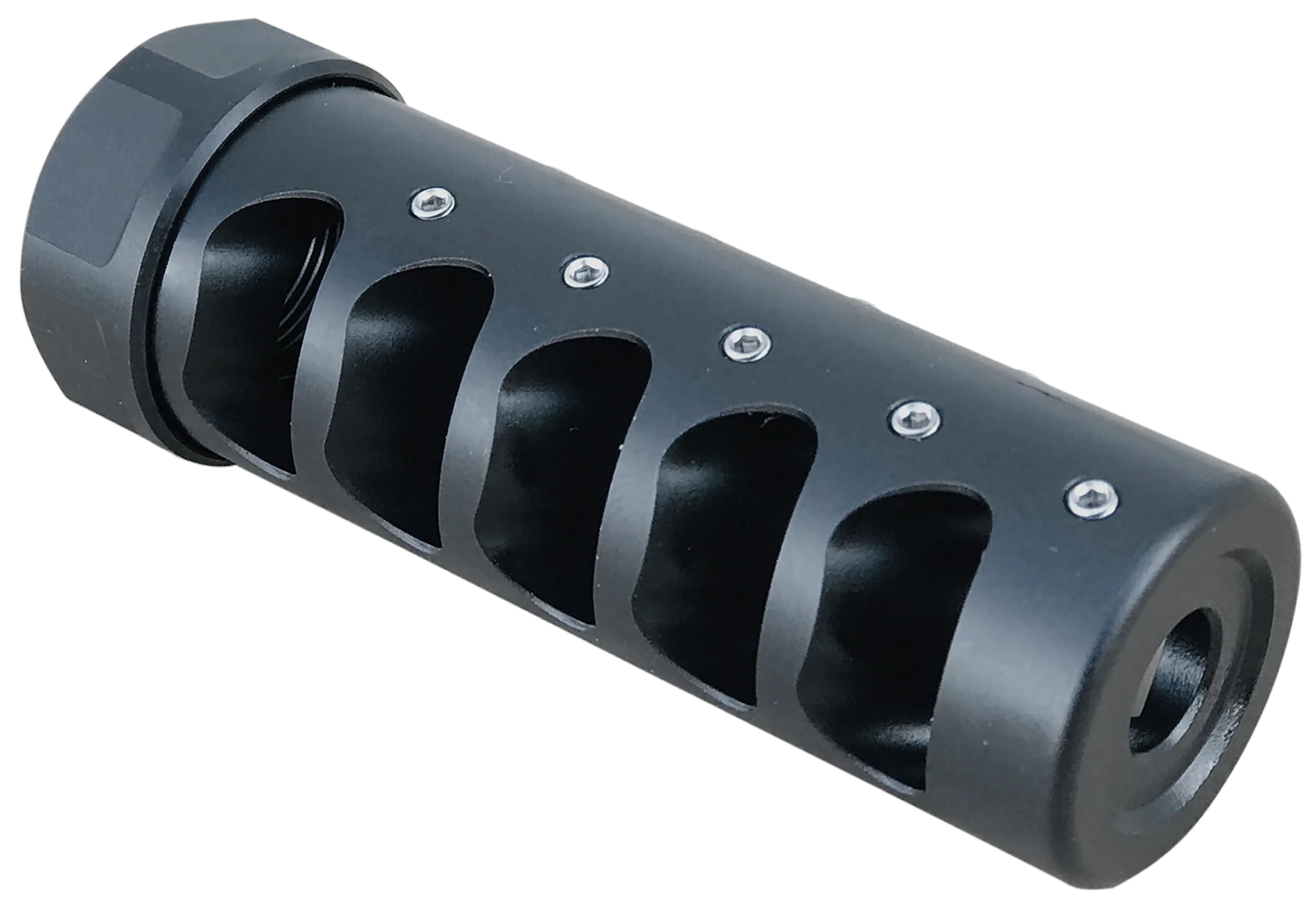 American Precision Arms Gen 3 Fat Bastard Brake 5/8-24 Stainless Nitride 30Cal