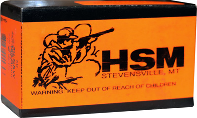 HSM Subsonic 40 S W Plated Round Nose Flat Point 180 Grain 50 Rounds