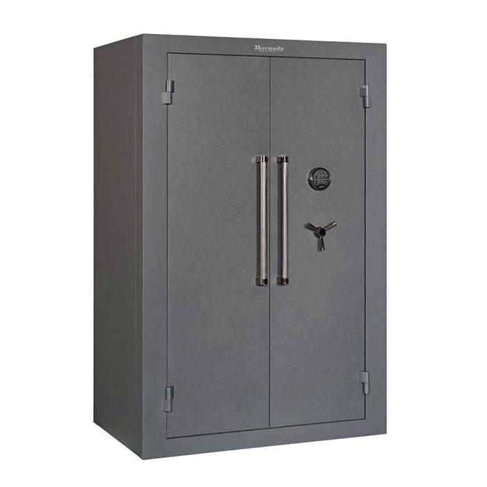 Hornady 95072 Mobilis  Double Door Max Matte Grey 9 Gauge Steel Safe