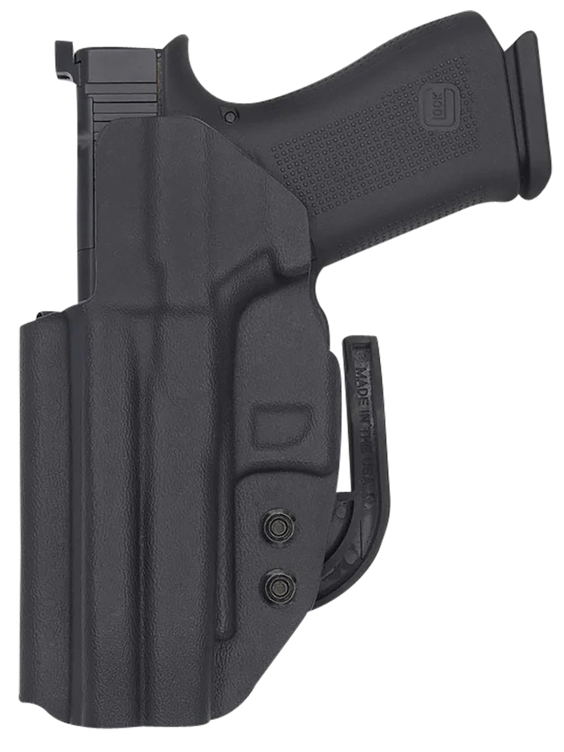 C&G Holsters 0056100 Covert  IWB Black Kydex Belt Clip Fits Glock MOS/48 Right Hand