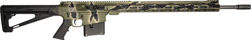 Great Lake Firearms GLFA AR Long Action Rifle 6.5 PRC 24 Inch Green Pursuit Cerakote