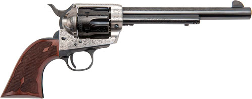 Cimarron Firearms Frontier 357 Magnum 7.5 inch 6 Rounds Silver Blued Wood Grips Pre war