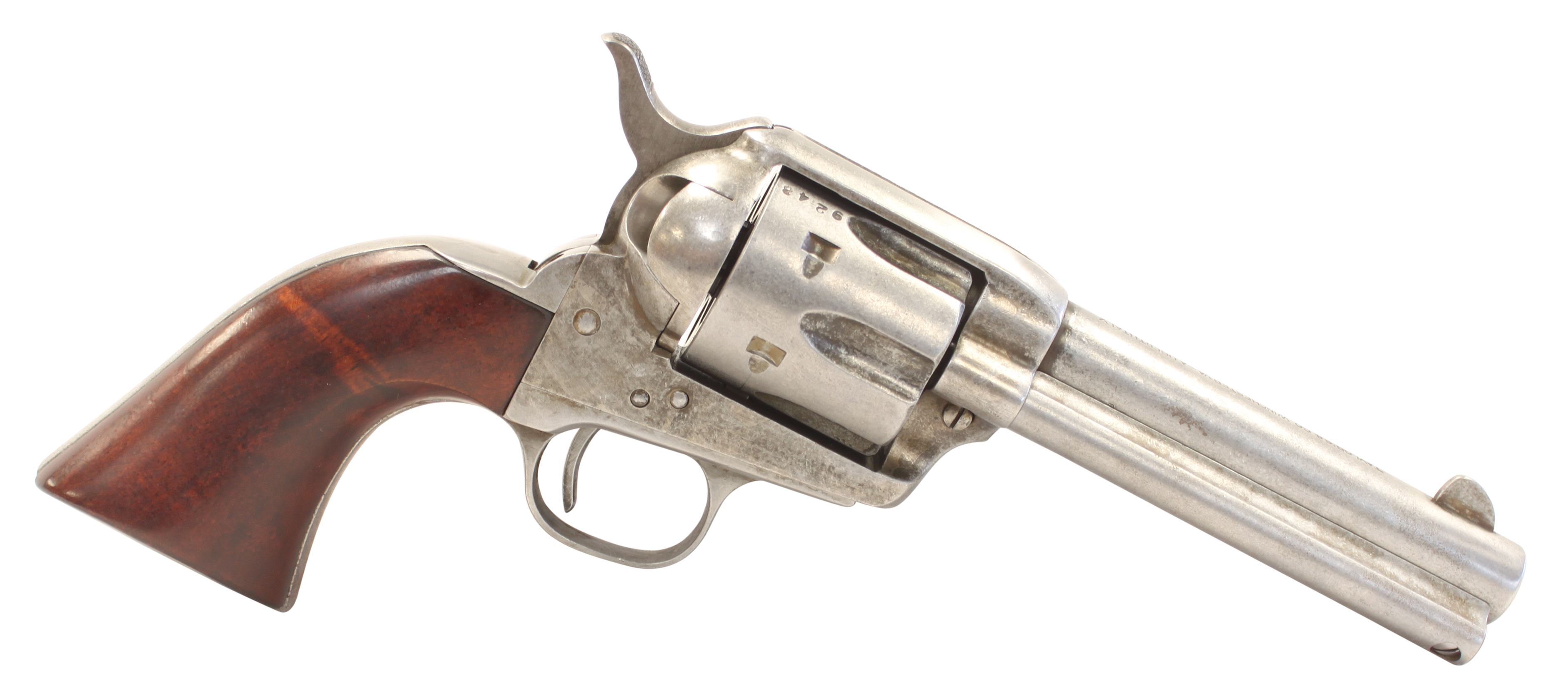 Taylors & Company 555111 1873 Cattleman 45 Colt (LC) Caliber with 4.75" Barrel, 6rd Capacity Cylinder, Overall Antique Finish Steel & Walnut Grip