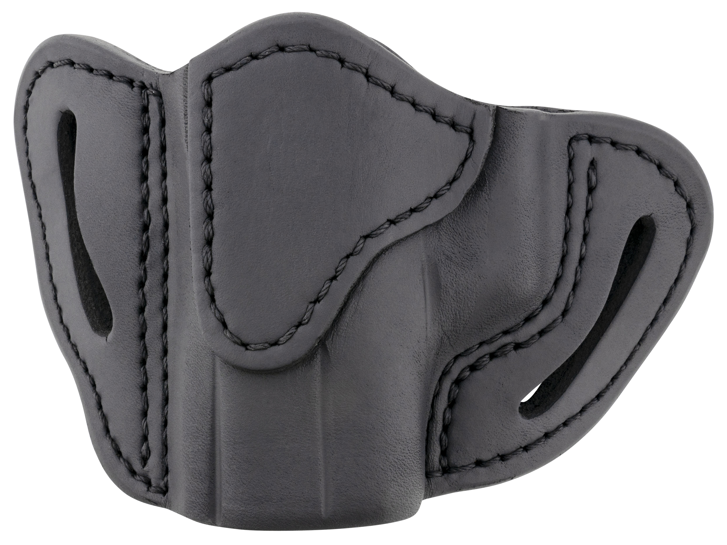 1791 Gunleather ORBHCSBLL BHC Optic Ready OWB Compact Stealth Black Leather Belt Slide Compatible w/Glock 43/Sig P365/Walther PPK