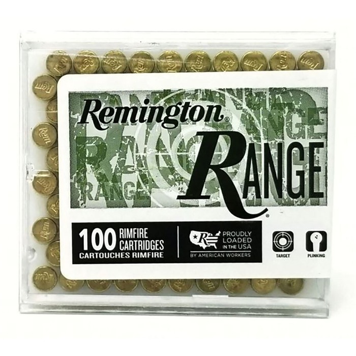 Remington 22 Long Rifle 40 Grain Lead Round Nose 100 Rounds