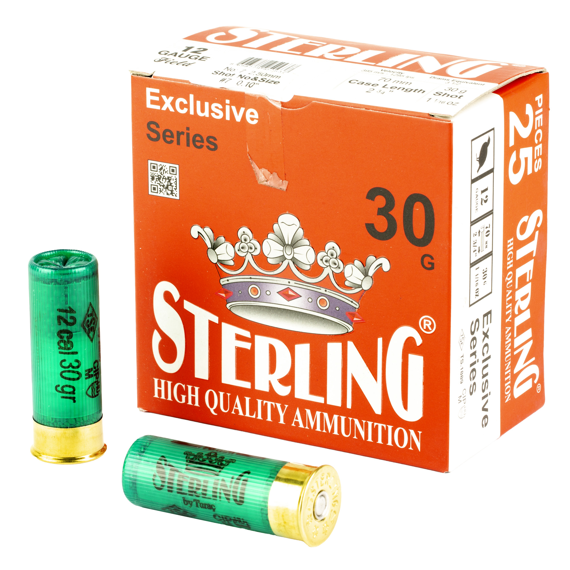 STERLING EXCLSV 12GA 2.75" #7 25 Rounds