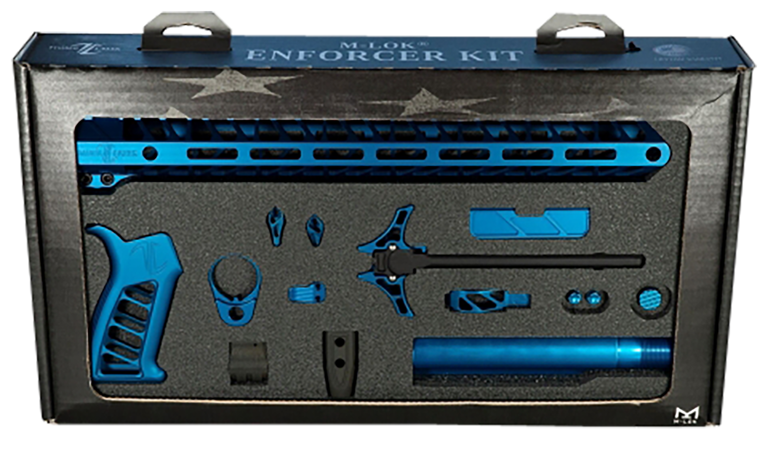 Timber Creek Outdoors Enforcer Build Kit Blue Anodized AR 15 Ambidextrous