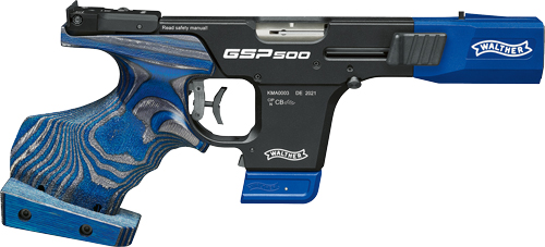 Walther GSP500 32 S&W 4.85in 6 Rounds Wood Finish